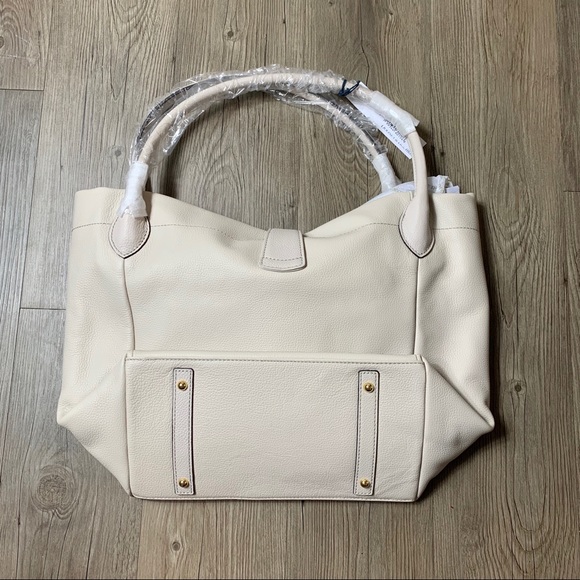 Dooney & Bourke Belvedere Logo Lock Leather Tote - Picture 5 of 7